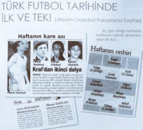Aykut Kocaman hem teknik direktör hem futbolcu olarak haftanın karmasında 