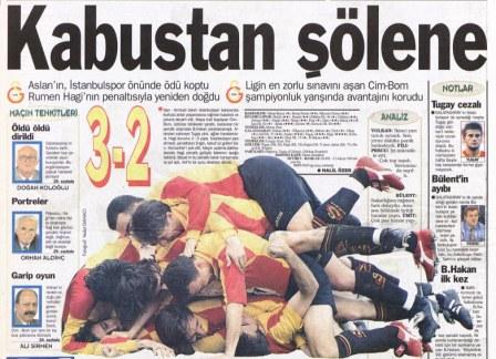 12 Nisan 1997 İstanbulspor-Galatasaray