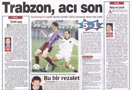29.04.2000 İstanbulspor 5-1 Trabzonspor