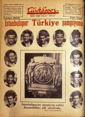 1932 TÜRKİYE ŞAMPİYONU İSTANBULSPOR
